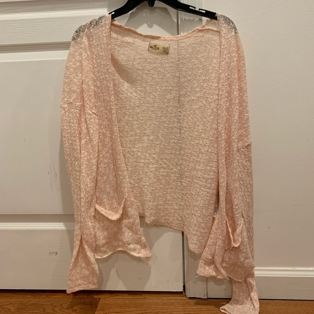 Hollister Light Pink Cardigan